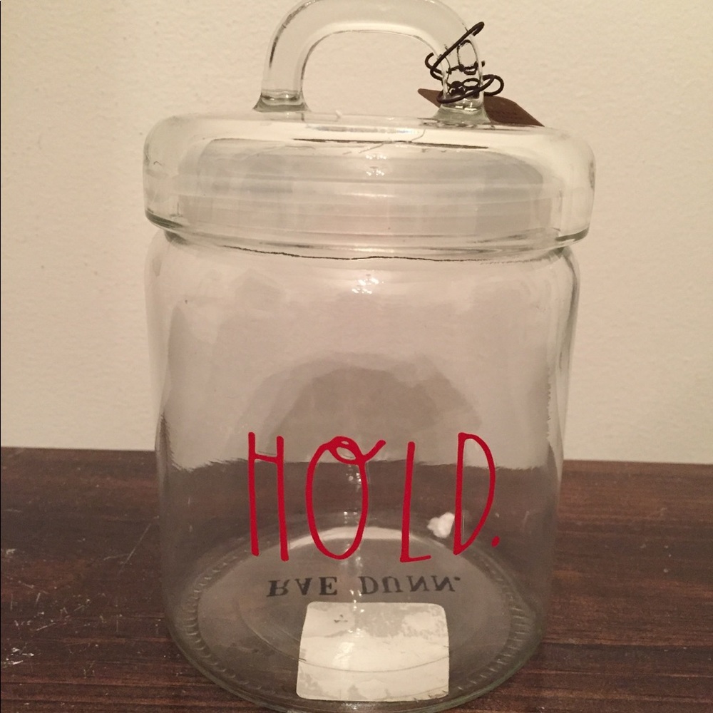 HOLD Rae Dunn hold canister